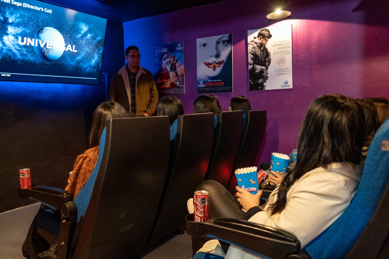 Sesión de Cinema Club con palomitas en UKCenter Huauchinango