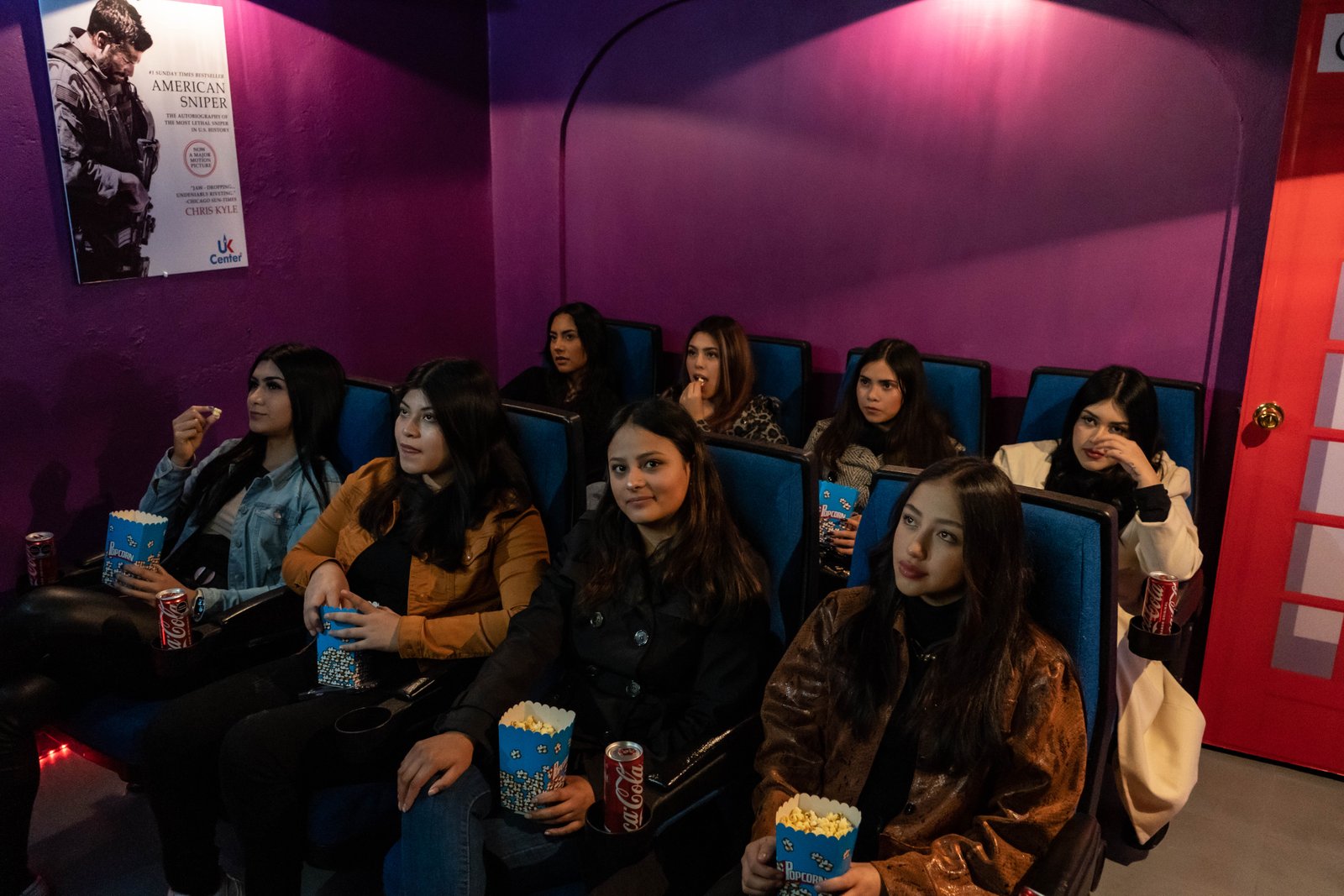 Actividad extra de inglés Cinema Club en Huauchinango